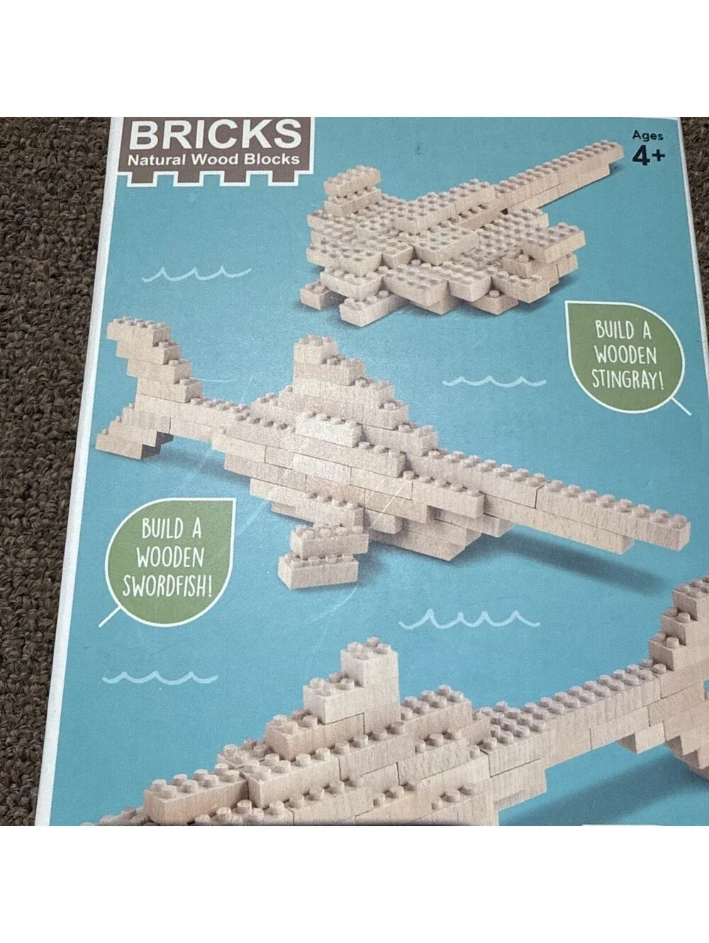 Eco Bricks Ocean Biodegradable Renewable Non Toxic Wooden